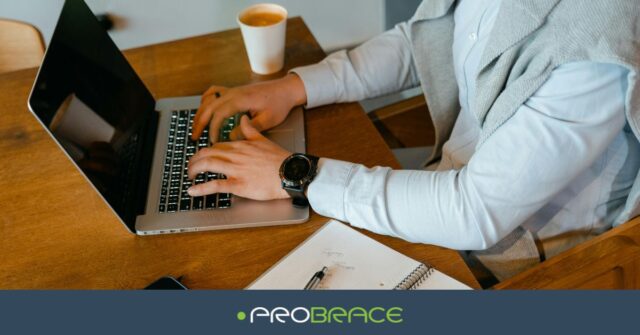 Thuiswerken Oefeningen Tips Ondersteuning Probrace Brace Rug Pols Schouder Nek