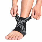 Bodyvine Sport Enkelbrace Lichtgewicht Enkelbandage Verzwikte Enkel Enkelinstabiliteit Zwart (2)