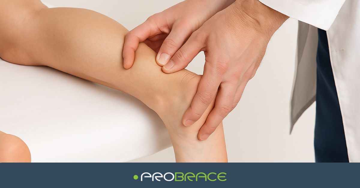 Gescheurde Achillespees Achillees Pees Gescheurd Probrace Bandage Symptomen Brace Oorzaken Behandeling