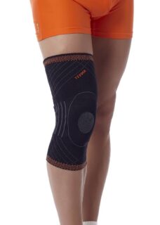 235RD zwart kniebrace met baleinen teyder probrace