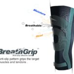 Bodyvine Lichtgewicht Knie Bandage Met Drielaagse Compressie