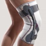 push med kniebrace met bladveer baleinen probrace