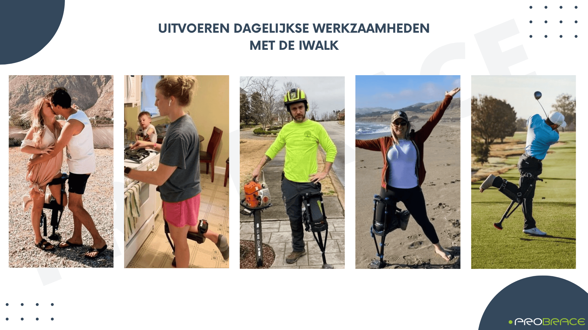 Uitvoeren Dagelijke Werkzaamheden Met Een Iwalk Handsfree Cruch